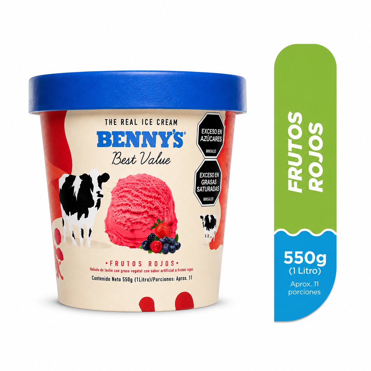 HELADO DE FRUTOS ROJOS X 550 g