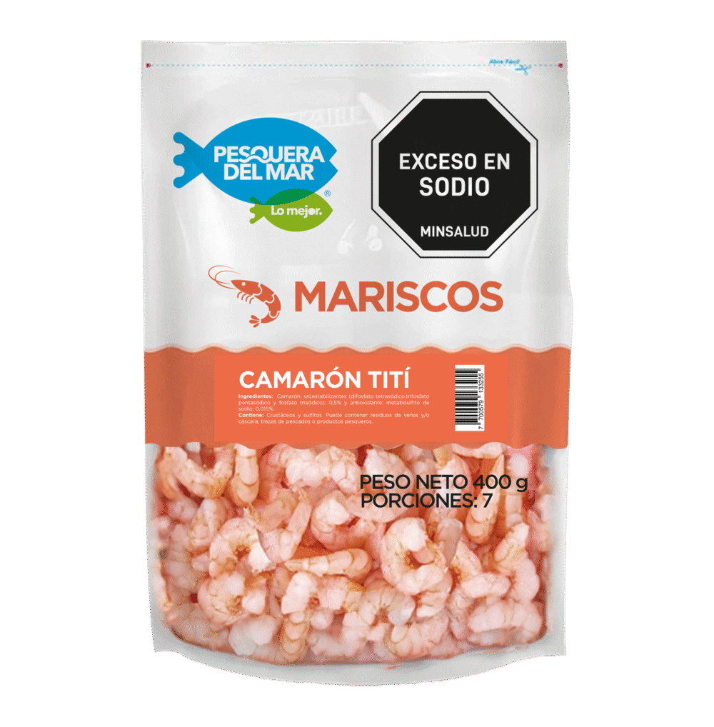 CAMARON PRECOCIDO - TITI DE CULTIVO BOLSA X 400 G
