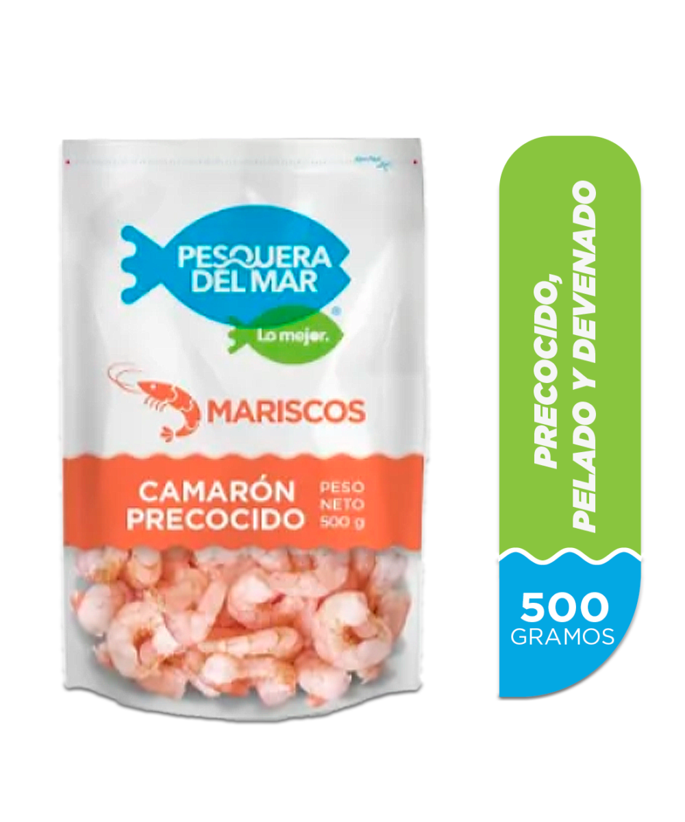 CAMARON PRECOCIDO - DE CULTIVO 26-30 BOLSA X 500 G