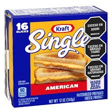 QUESO - CHEDDAR SINGLES KRAFT X 340 G